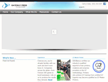 Tablet Screenshot of gatewaypressinc.com